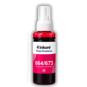 Tinta Inkore® Magenta 100 ml para uso en Epson Serie 664 - 673