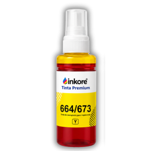 Tinta Inkore® Amarillo 100 ml para uso en Epson Serie 664 - 673