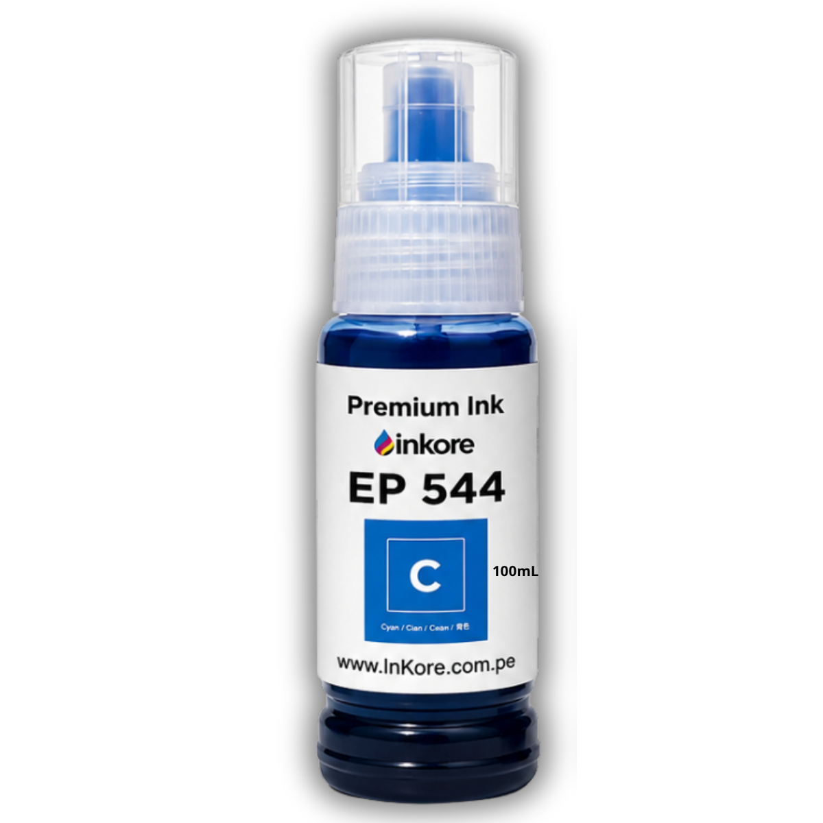 Tinta Inkore® Cian 100 ml para uso en Epson Serie 504-544