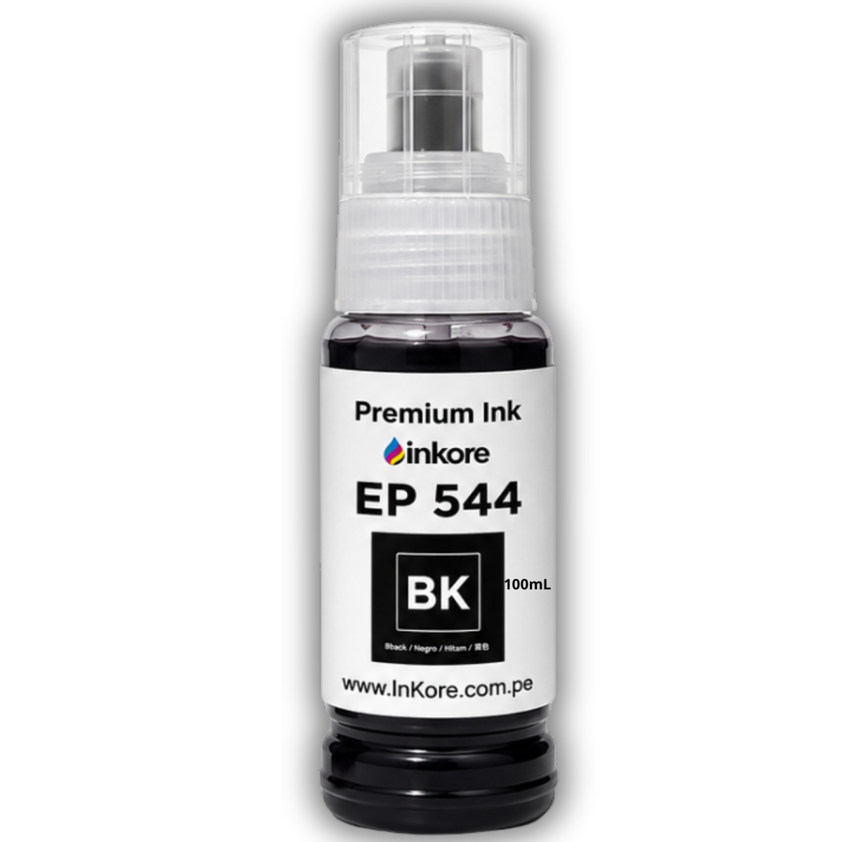 Tinta Inkore® Negro 100 ml para uso en Epson Serie 504-544
